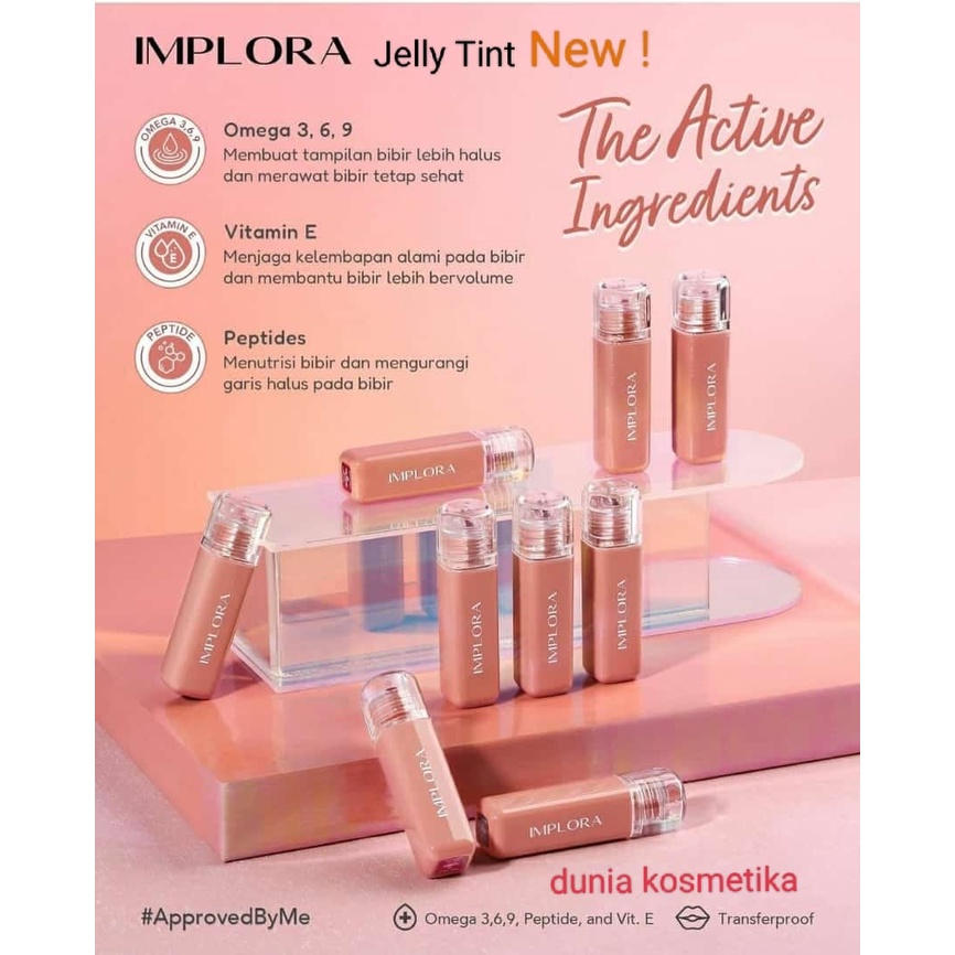 Implora Jelly Tint NEW ( LebihTahan Lama )