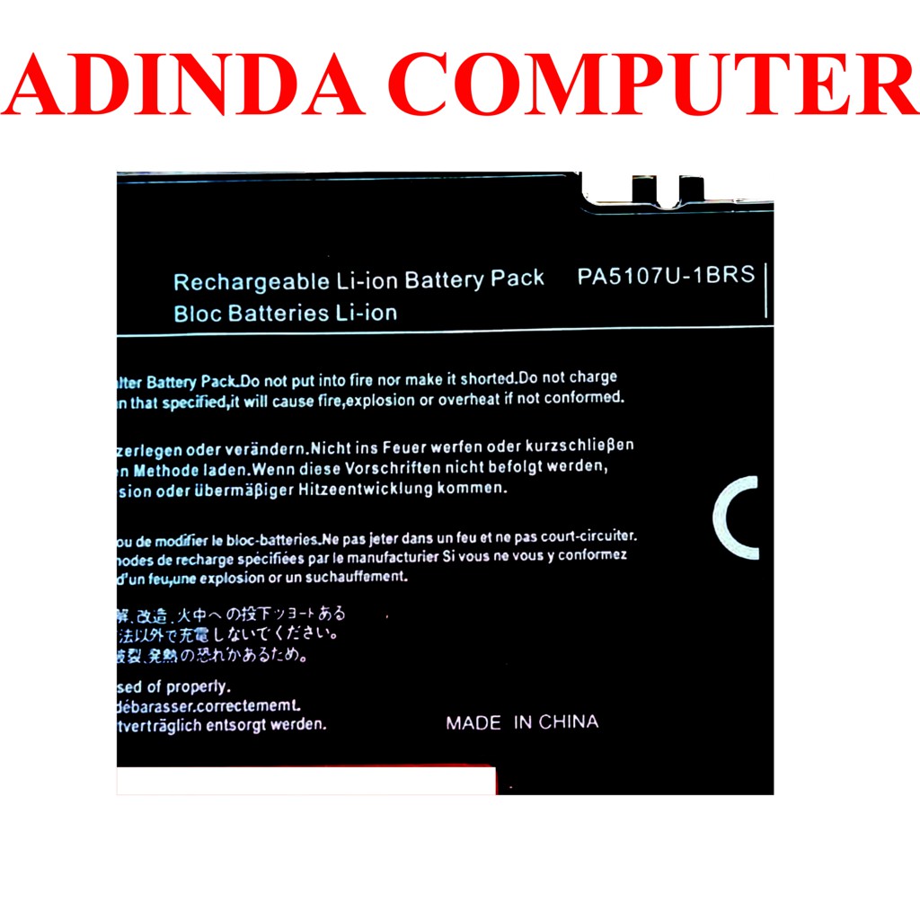 Baterai Toshiba L40 S40Dt-A L401 L402 L45 P55 S55