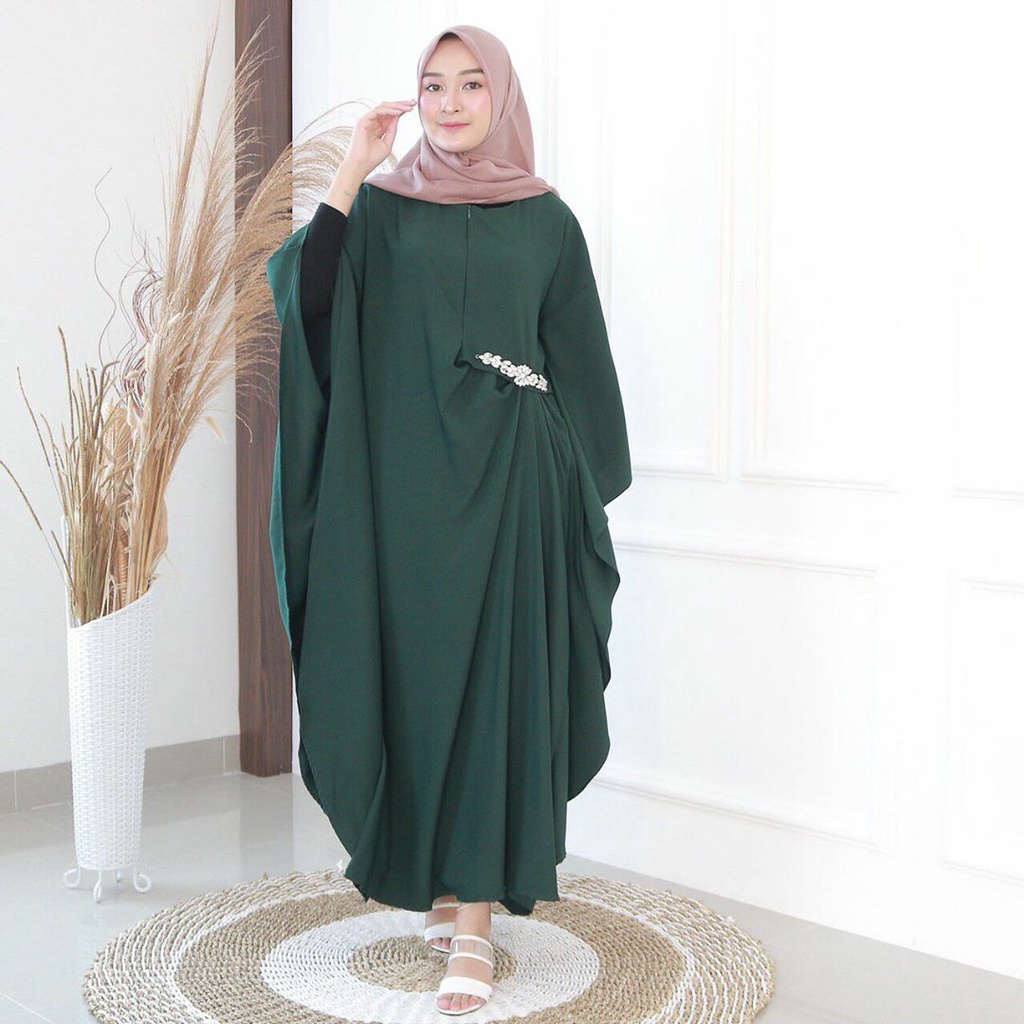 Deline Kaftan - Dress torryburch / kaftan lebaran / dress murah / kaftan murah