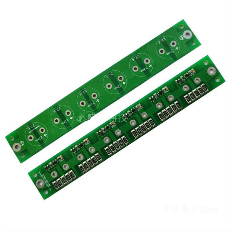 6 pcs 2.7V / 2.8V / 3V 100F 120F diameter 22mm farad kapasitor super papan perlindungan tegangan aktif 2.7v 100f