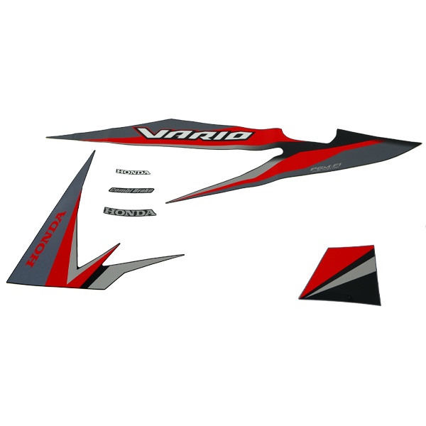 Sticker Body Set Kiri Black Honda Vario 110 eSP 871X0K46N60ZAL