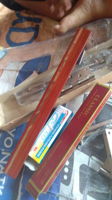 Handle Pintu Rumah Kotak Gp Panjang 45 Cm Natural Full Coklat Tarikan Pintu Gagang Pintu Kunci Pintu