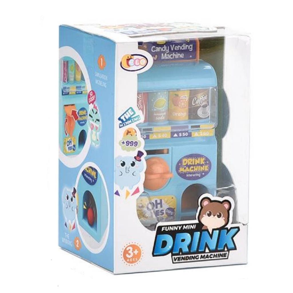 MMTOYS MB209 Mainan Anak Murah Mini Jackpot Swing / Candy Vending Machine Drink / Surprise Mini Roll-MINI DRINK