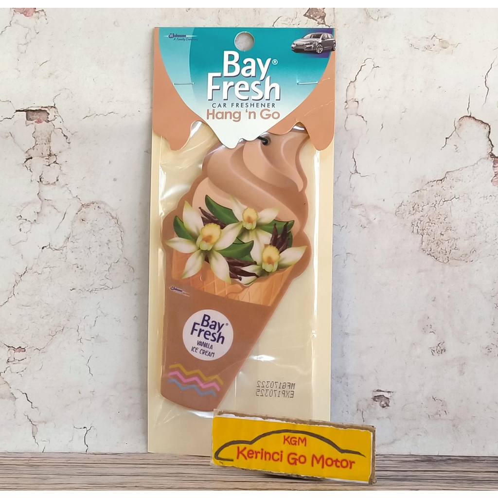 BAY FRESH VANILLA ICE CREAM - PENGHARUM MOBIL BAY FRESH AIR FRESH