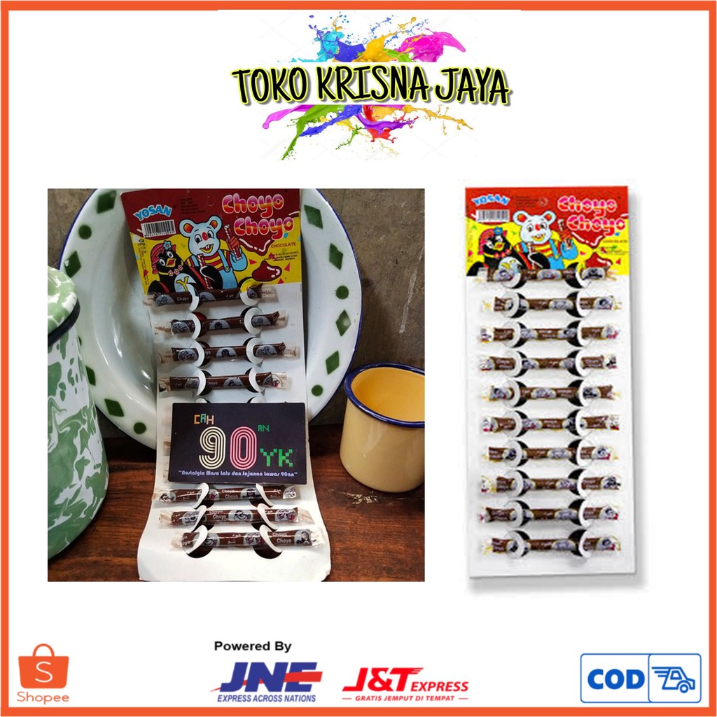 

YOSAN CHOYO CHOYO COKLAT STICK ISI 12 PCS