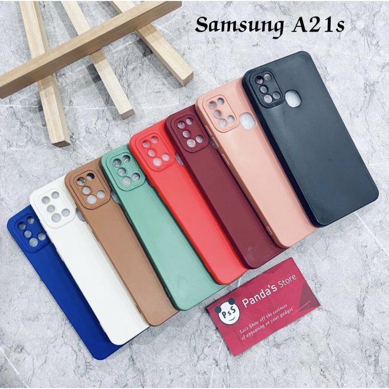 Softcase Pro Camera Samsung A21s Candy Case Full Color 3D Silikon TPU