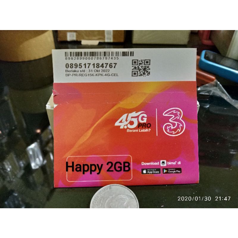 Perdana Tri Happy 2GB
