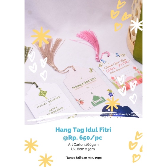 

Hang Tag Hampers Lebaran
