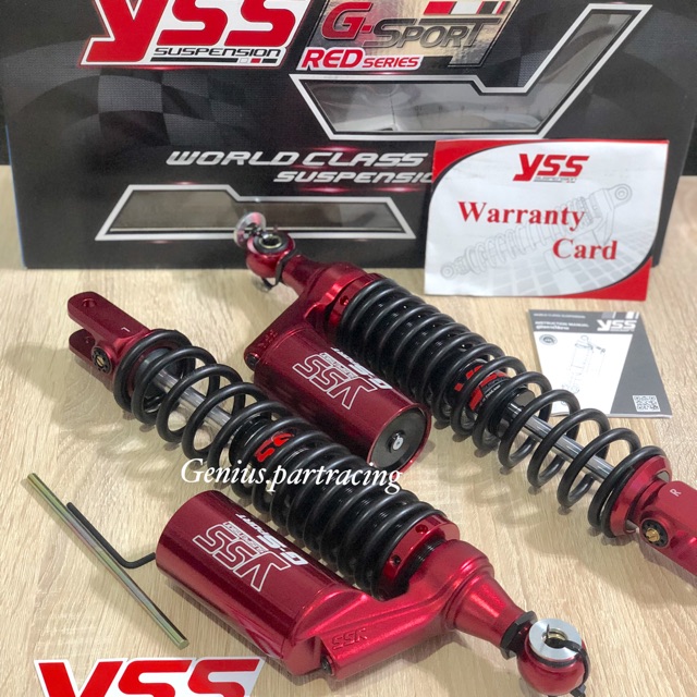 SHOCK YSS  G SPORT PCX 150  -  PCX LOKAL 350MM RED SERIES EDITION YSS ORIGINAL THAILAND
