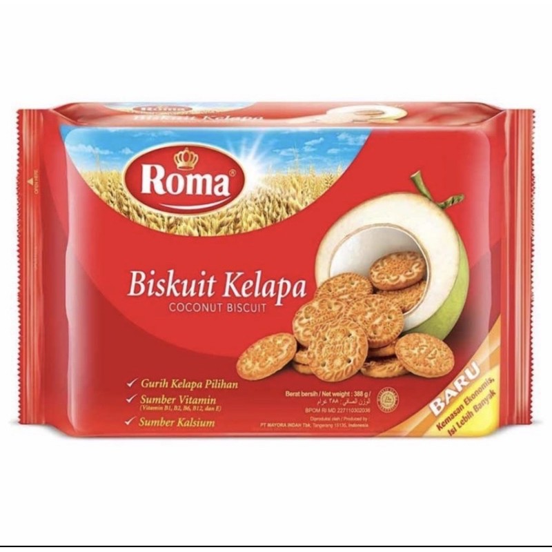 

ROMA BISKUIT KELAPA 300gr