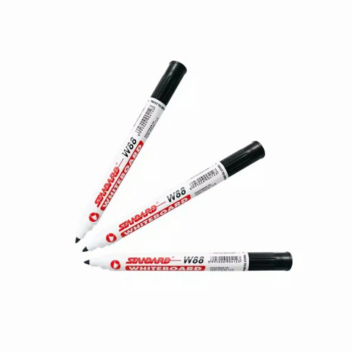 

Unik Standard Pen W88 Spidol Whiteboard Marker Isi 12 + Free 2 Refill Rw88 Terlaris