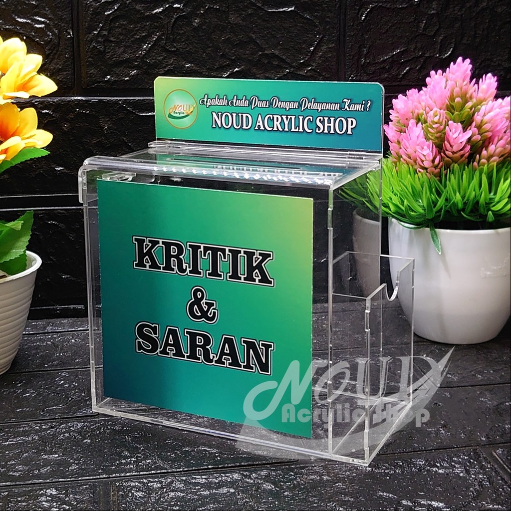 Kotak Saran Akrilik Acrylic  Terbaik