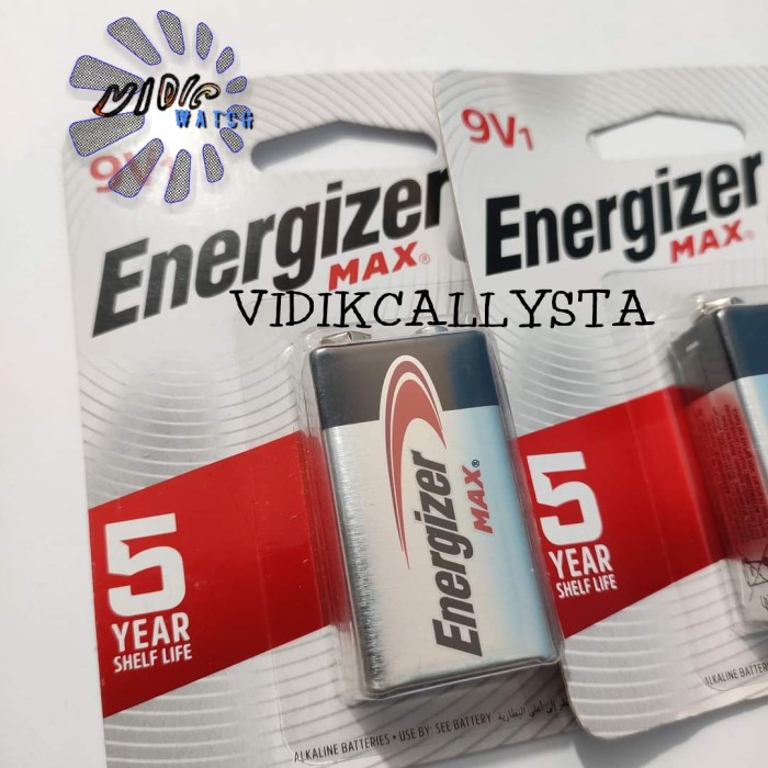 Asli batu Baterai Energizer max 9v Battery 6LF22 Energizer 9V1