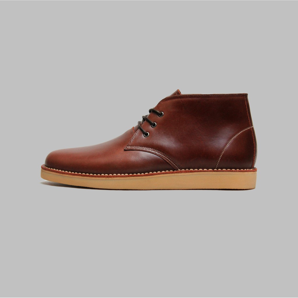 ARTAP Footwear - Sepatu Kulit Asli Pria - Kamoro PU Brown