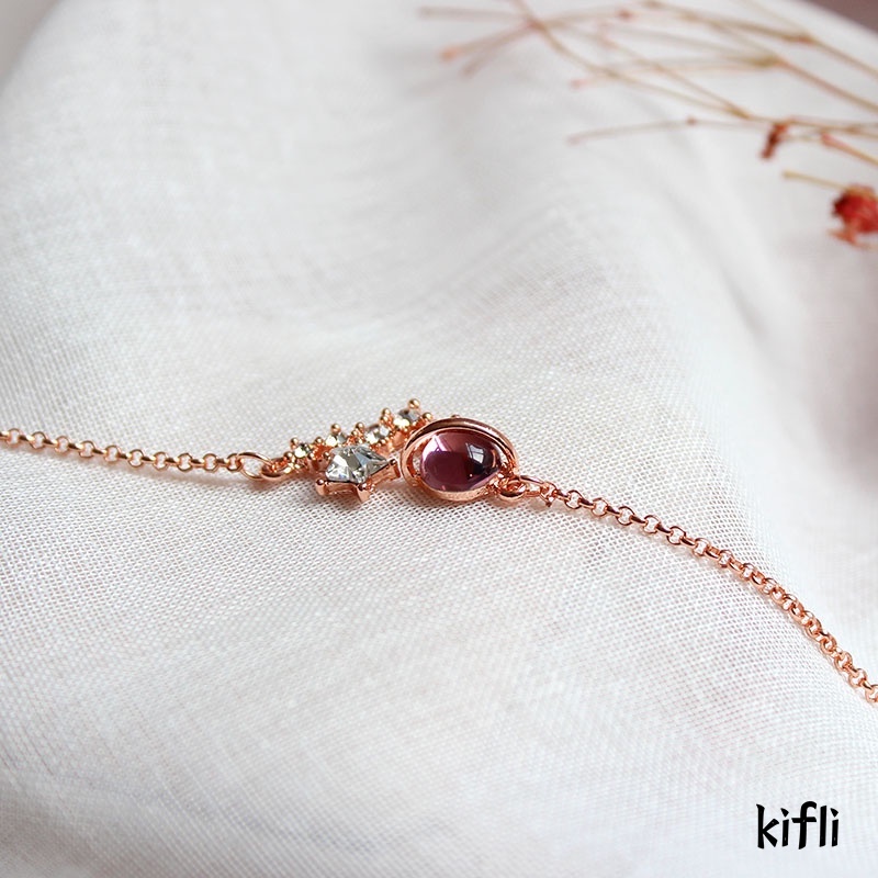 Korea Fantasy,Starry Sky Universe,Star Key Pink,Cat Eye,Gelang Fashion Mahasiswa