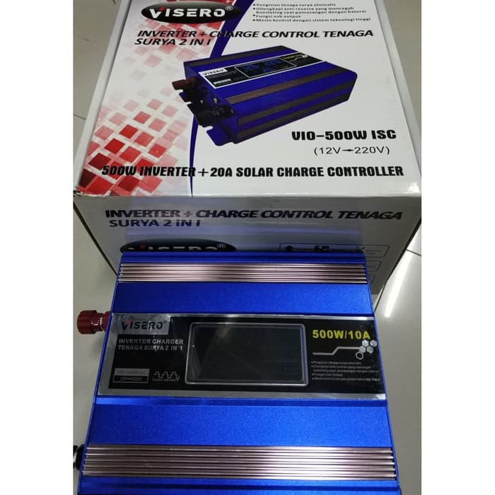 Power Inverter Visero + Solar Control 20A 500W (VIO-500W ISC)