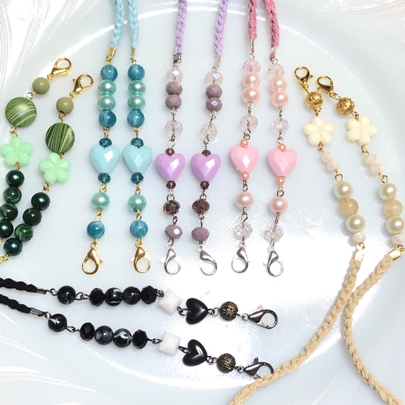 Tali Masker 2in1 Strap Rajut Strap Masker Wanita Kalung Masker Hijab dan Non Hijab