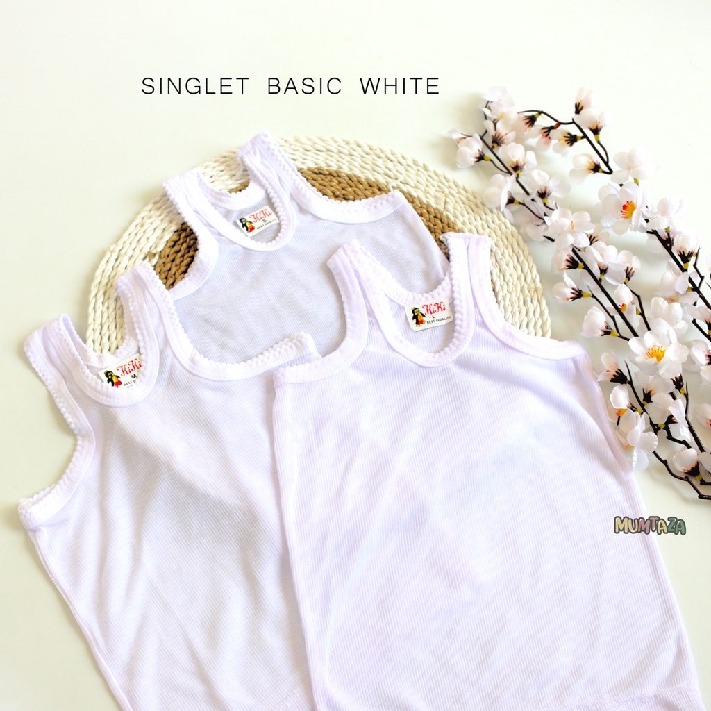 Basic Singlet Anak  SML XL 3L 4L ~ Singlet bayi ~ Singlet anak laki ~ singlet kutung anak unisex