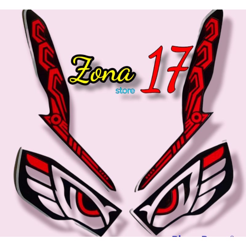 STIKER STICKER LAMPU ALIS HONDA ADV 150