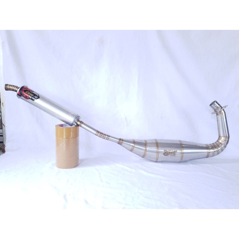 KNALPOT CREAMPIE NINJA NS2 STAINLESS R/RR