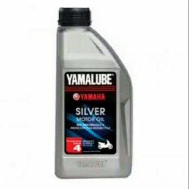 Oli Yamalube Silver Original 0,8L Oli Motor Bebek Yamaha Mesin 4T/4Tak/4 T/4 Tak Asli - 800ml