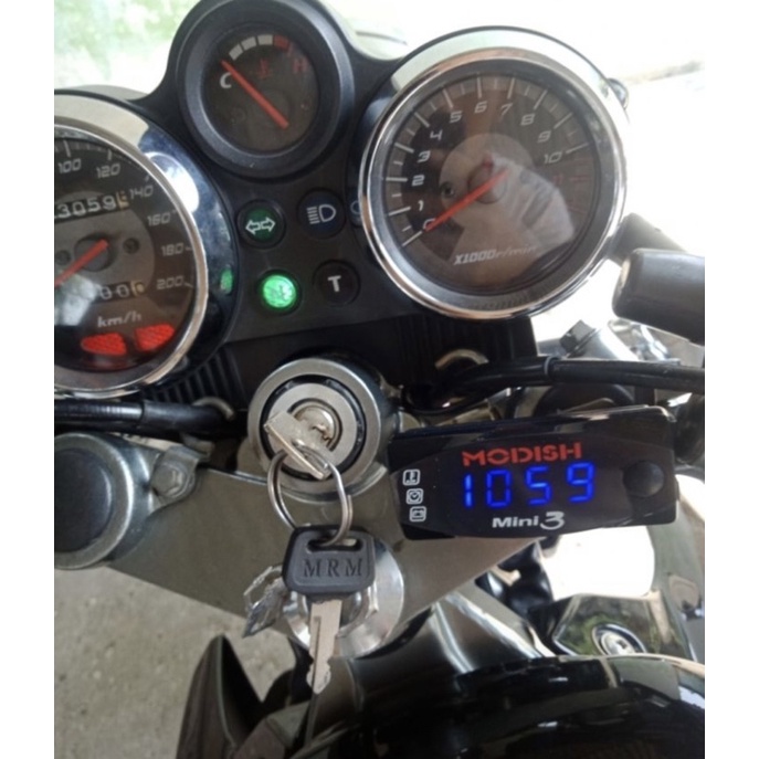 Voltmeter Aki Jam Digital Temperatur Suhu 3 In 1 modish klx ninja beat mio xeon vario dll