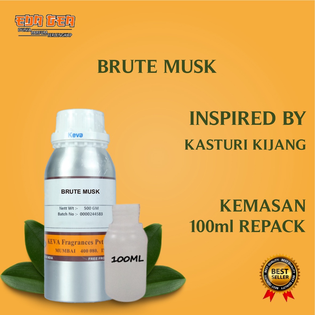 BIBIT PARFUM BRUTE MUSK | KASTURI KIJANG | KEVA 100ml