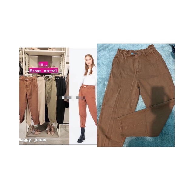 stradivarius baggy jeans (swipe for more detail)