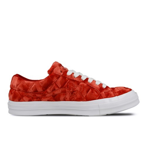 Sepatu Converse Golf Le Fleur Crushed Velvet Barbados Cherry Murah