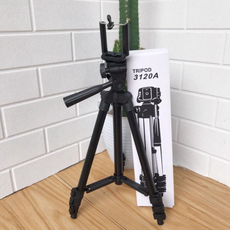 Tripod 3120 black kuat kokoh Weifeng Tripod 3120 Tripod HP dan Kamera Universal + Free Holder U