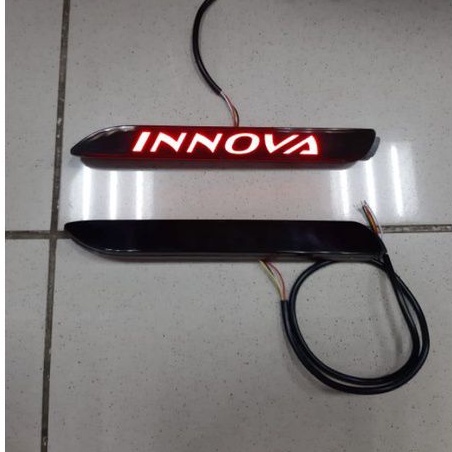 Lampu reflektor mobil toyota INNOVA 2005-2015 led SMOKE