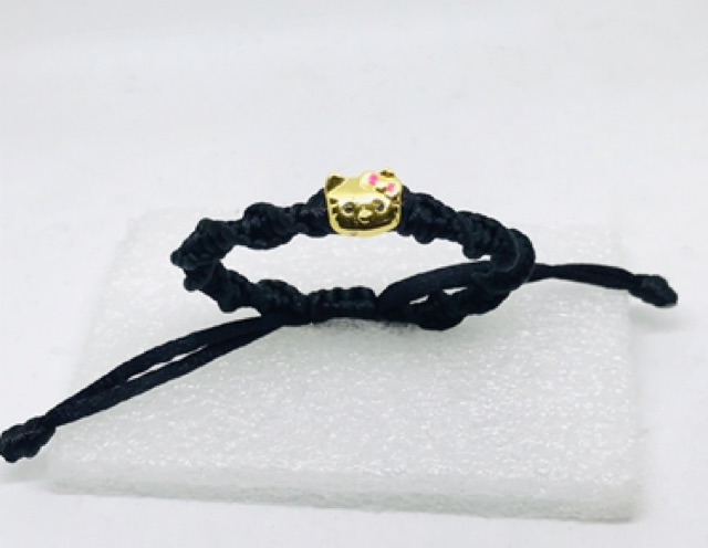 Gelang tangan wanita //gelang rajut  tali // gelang rajut lapis emas