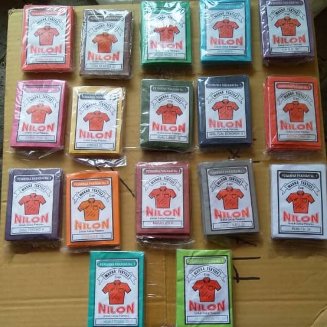 Nilon pewarna pakaian/kain