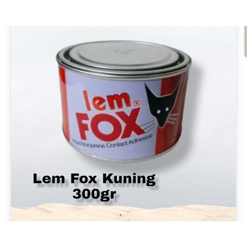 

Lem Fox 300cc / 300 gr / Lem Kuning Kaleng
