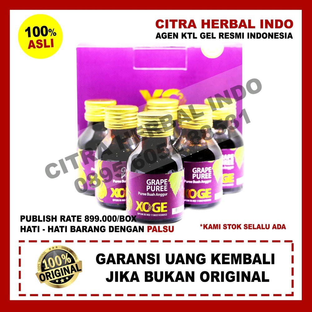 

XOGE SARI ANGGUR MURNI