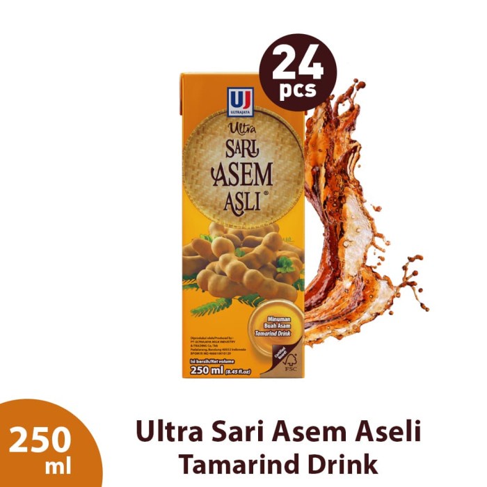 

Ultra Sari Asem Asli 24x250ml (BERKUALITAS)