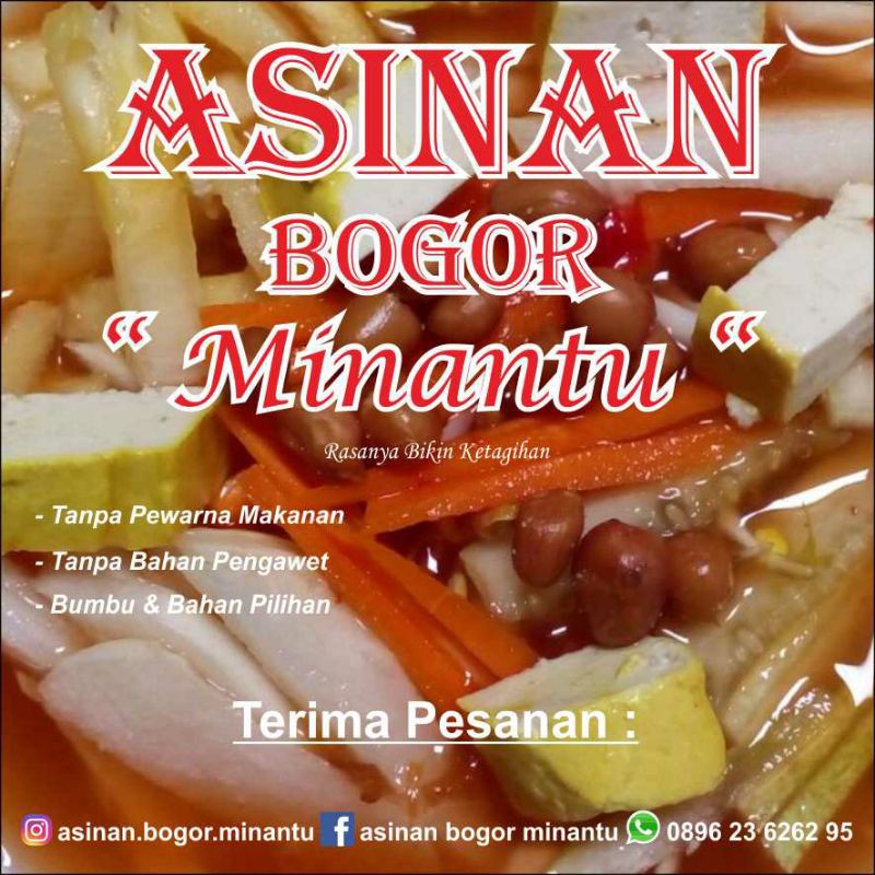 Asinan Sayur Bogor Minantu