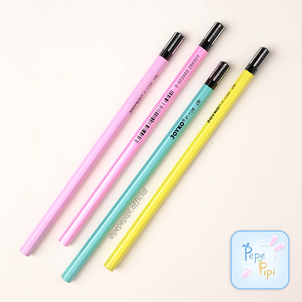 

Pensil Joyko Pearl P-108 2B Pencil Kayu Serut Warna Pastel