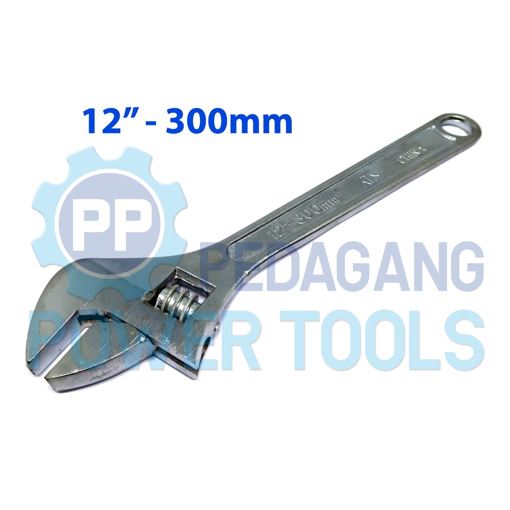 ATS KUNCI INGGRIS 12 INCH ADJUSTABLE WRENCH KUNCI BAGO 300 MM PAS BACO