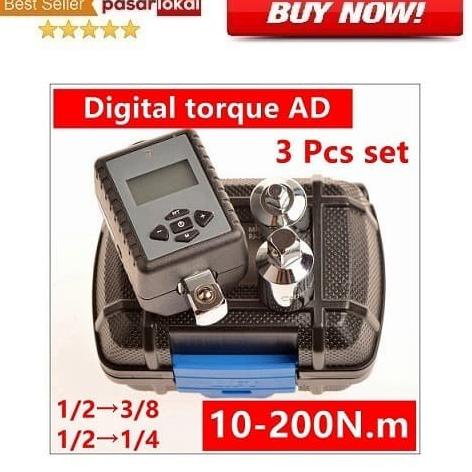 Murah Laris Kunci Momen Torsi Digital Torque Adapter Wrench Torque Wrenc Ban Mobil