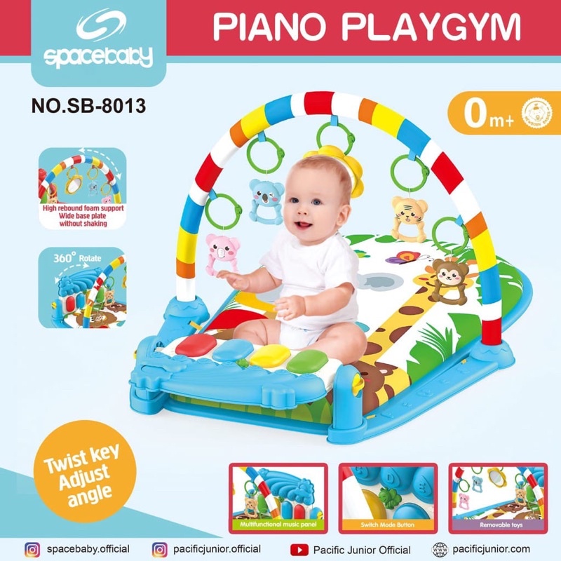 SPACEBABY Space Baby SB 8013 PIANO PLYAGYM Playmat Matras Musik Set