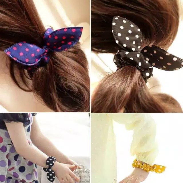 GOS - G314 - Kuncir Rambut Chibi | ikat rambut cibi | ikat rambut kain | ikat rambut pita