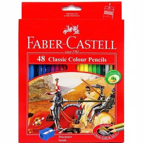 

Pensil Warna Faber Castell 48 Warna Panjang