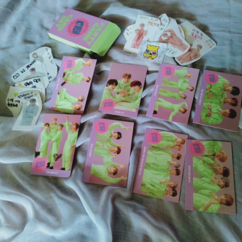 DESC GAME CARD SET NCT DREAM SG  SHARING SEASON GREETING 2021 MARK JENO HAECHAN PC CC ID AC WAYV