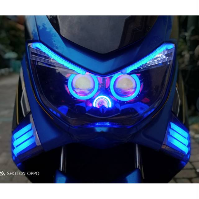 Lampu Projie nmax komplit l Custom Lampu depan nmax l Custom Reflektor lampu projie nmax