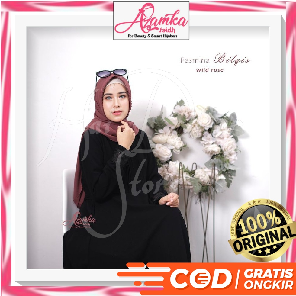 [Baru] Azamka Hijab Pashmina Bilqis Ready