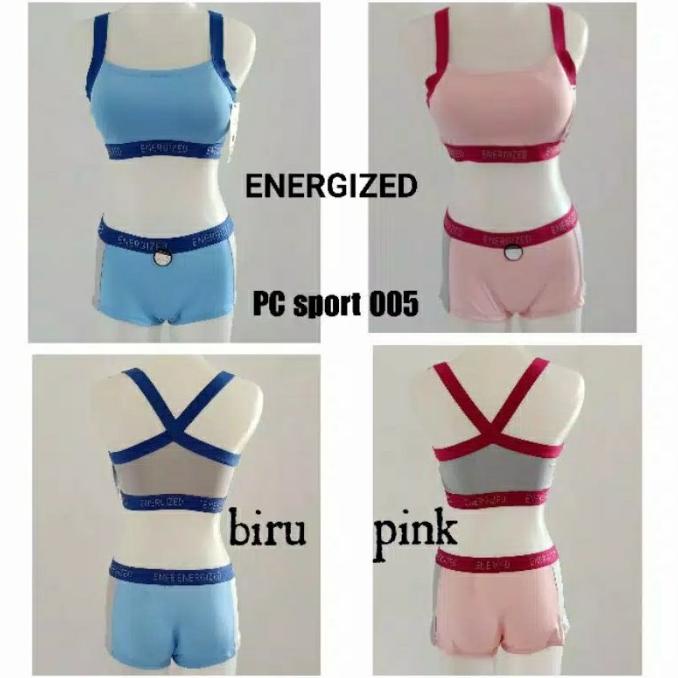 SPORT BRA SET TANPA KAWAT ENERGIZED pierre cardin 503