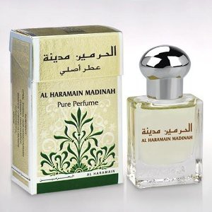 Parfum Al Haramain madinah  non alkohol 15 ml roll on original from dubai | Haramain madinah parfume aroma raudoh masjid nabawi | tahan lama