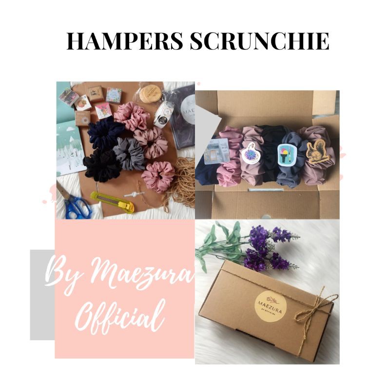

TERLARIS BAYAR COD HAMPERS KADO BOX SCRUNCHIE (SOUVENIR)