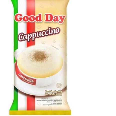 

Diskon Natal✔️ Good Day Capuccino Kopi Instant [25g x 10sachet]